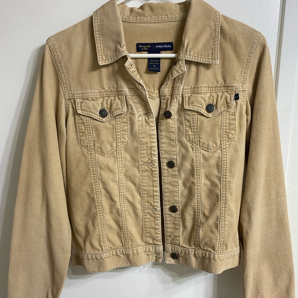 (RARE) Abercrombie and Fitch Denim Corduroy Jacket